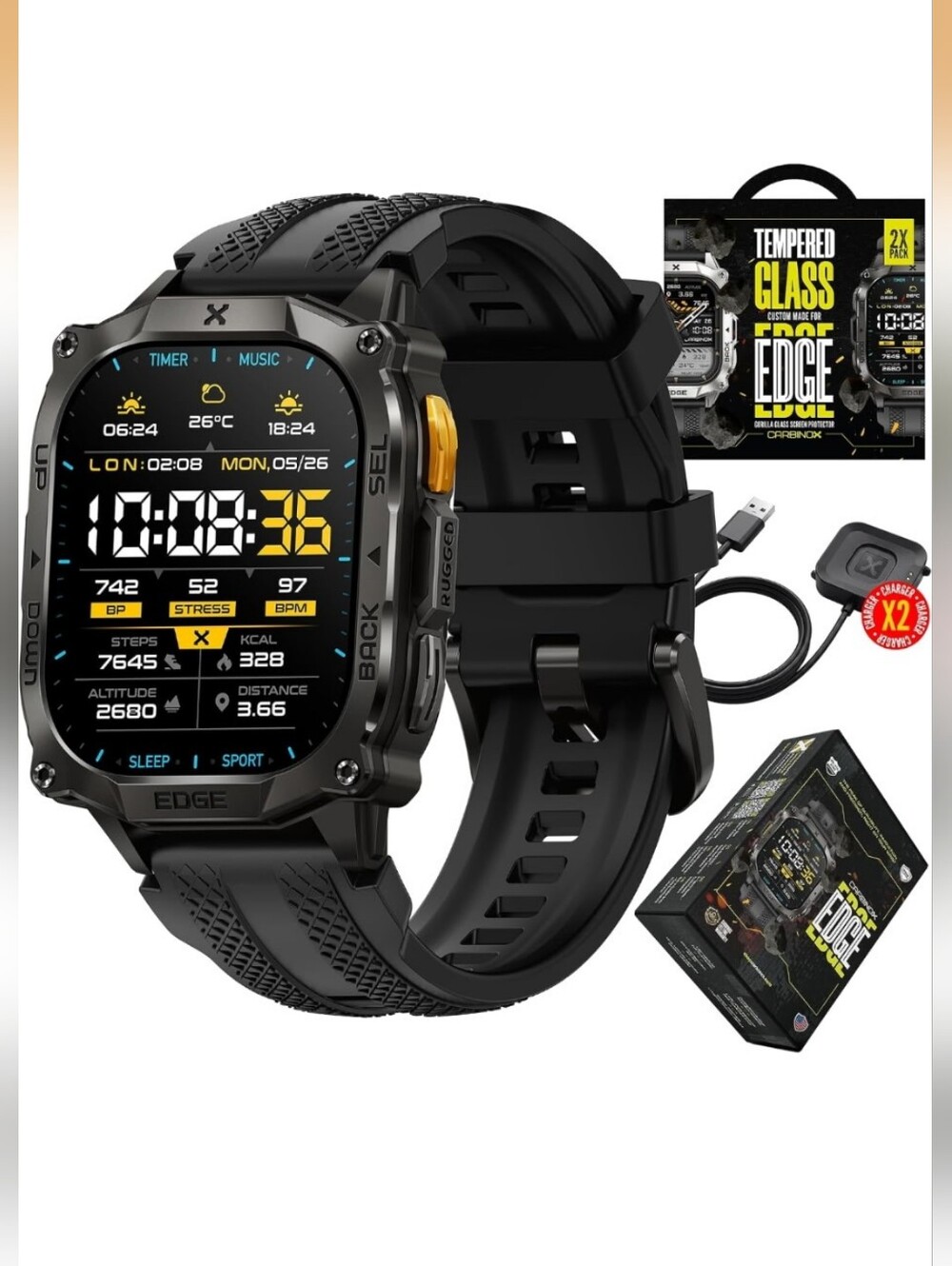 Carbinox Smartwatch EDGE